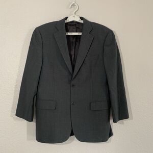 Brooks Brothers 346 Men's Gray Wool Blazer Jacket 2 Button‎ Front Size 40S EUC